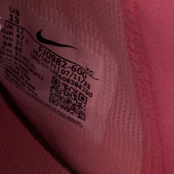Men’s Size 13 -Nike Zoom KD 3 ‘Aunt Pearl’ Pink Kay Yow Basketball Shoes